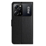 For Xiaomi Poco X5 Pro 5G / Redmi Note 12 Pro Speed 5G / Note 12 Pro 5G Litchi Texture Phone Case PU Leather Stand Wallet Cover
