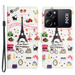 For Xiaomi Poco X5 Pro 5G / Redmi Note 12 Pro Speed 5G Phone Case PU Leather Pattern Printing Wallet Stand Cover