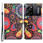 For Xiaomi Poco X5 Pro 5G / Redmi Note 12 Pro Speed 5G Phone Case PU Leather Pattern Printing Wallet Stand Cover