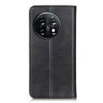 OnePlus 11 5G Magnetiskt Autostängande Mobilmobil Stativfodral Delat Läder Stoppsäkert Fodral Plånbok
