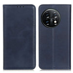 Til OnePlus 11 5G Magnetisk Auto-lukkende Mobiltelefon Stand Etui i Spaltlæder, Stødsikkert Cover og Pung