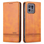 AZNS For Xiaomi 13 5G Flip Leather Phone Case Stand Wallet Cowhide Texture Shockproof Phone Cover
