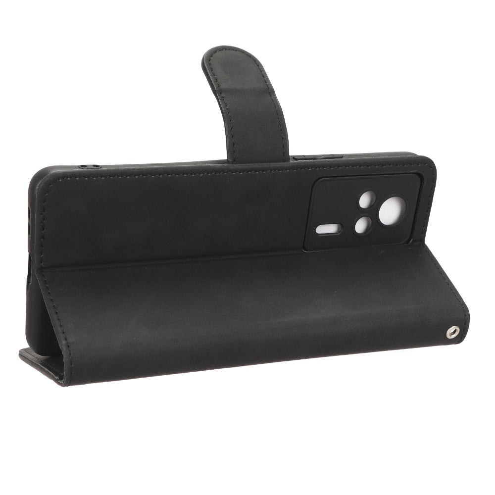 For Xiaomi Redmi K60E 5G Anti-fall Skin-touch hone Leather Case Wallet Stand Cell Phone Cover