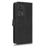 For Xiaomi Redmi K60E 5G Anti-fall Skin-touch hone Leather Case Wallet Stand Cell Phone Cover