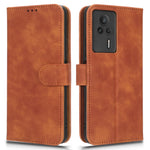 For Xiaomi Redmi K60E 5G Anti-fall Skin-touch hone Leather Case Wallet Stand Cell Phone Cover