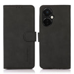 KHAZNEH stødsikkert mobilcover til OnePlus Nord CE 3 Lite 5G / Nord N30 5G, magnetisk lædercover med struktur, stativ og tegnebog
