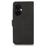 KHAZNEH stødsikkert mobilcover til OnePlus Nord CE 3 Lite 5G / Nord N30 5G, magnetisk lædercover med struktur, stativ og tegnebog