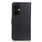 Flip-plånboksfodral för OnePlus Nord CE 3 Lite 5G / Nord N30 5G, Litchi-texturerat PU-läderfodral med stativ