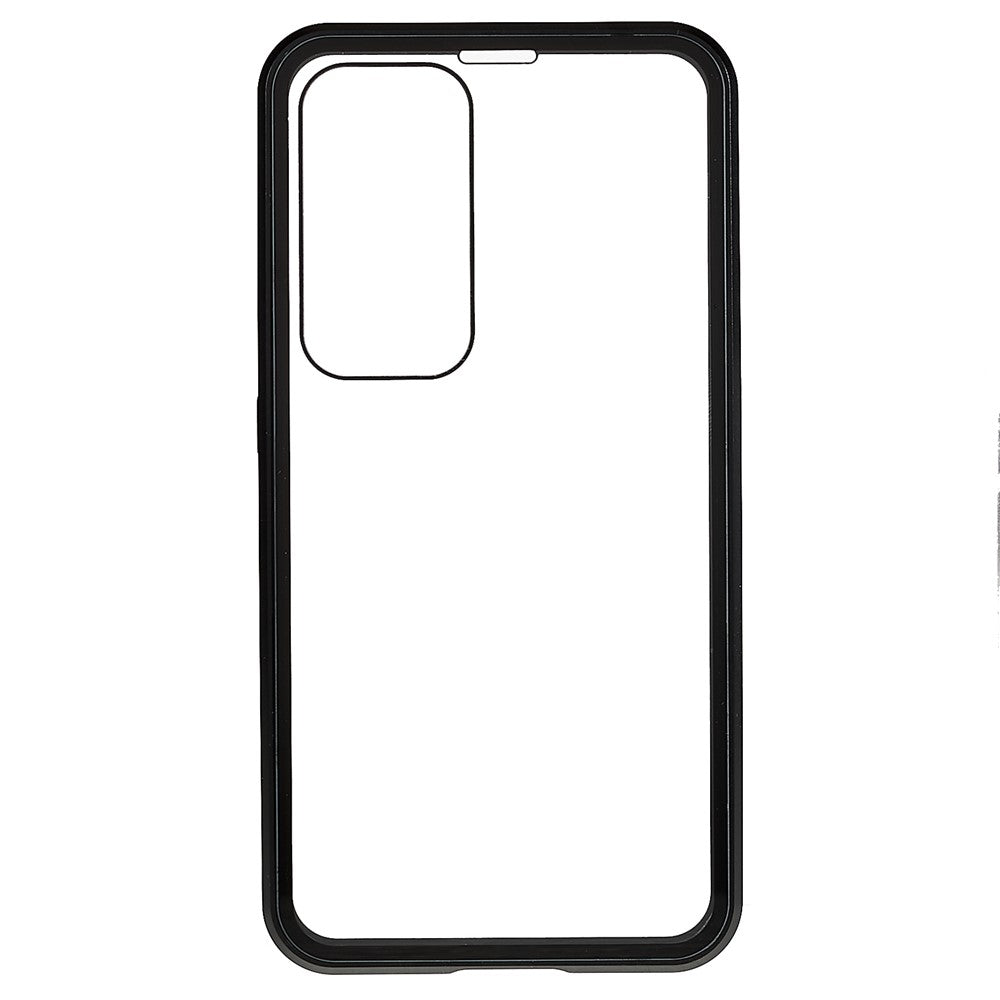 For Samsung Galaxy S23+ Full Body Case Magnetic Tempered Glass Double-Sided Phone Case