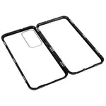For Samsung Galaxy S23+ Full Body Case Magnetic Tempered Glass Double-Sided Phone Case