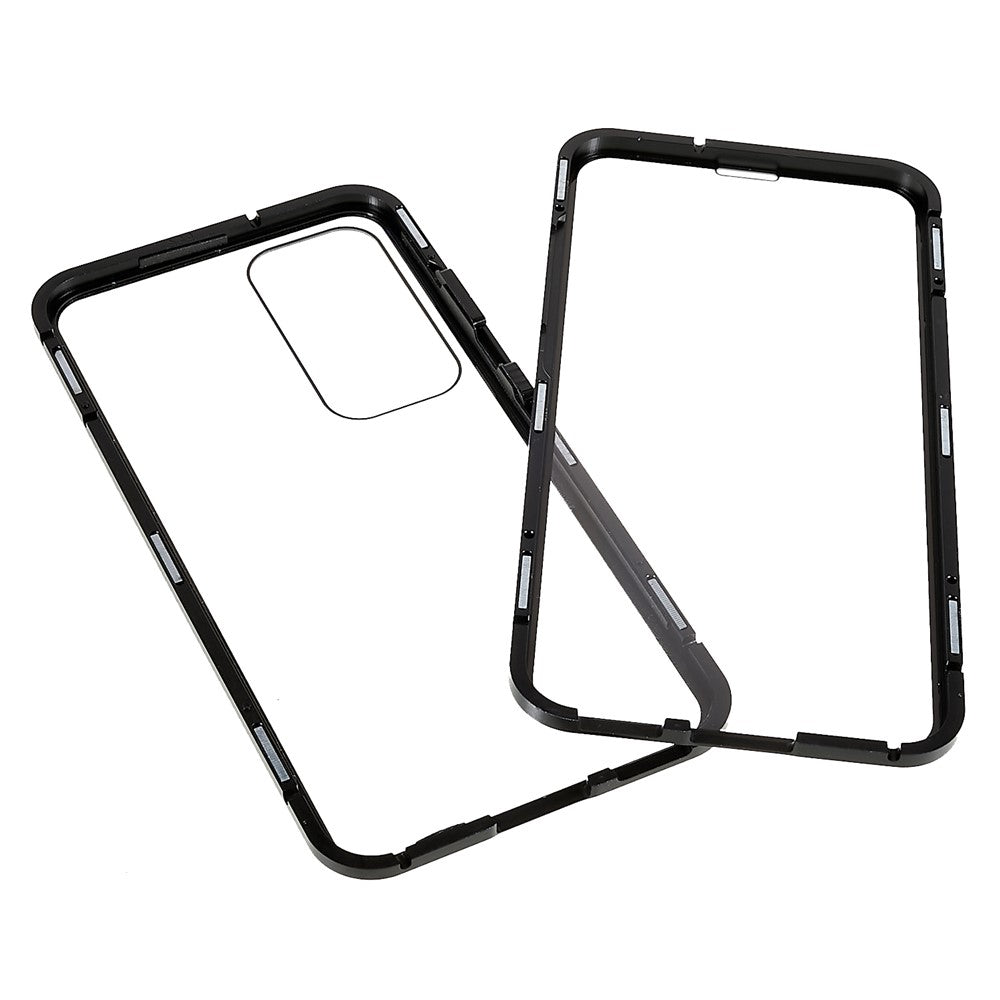 For Samsung Galaxy S23+ Full Body Case Magnetic Tempered Glass Double-Sided Phone Case