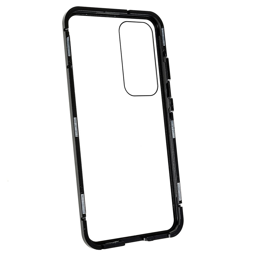For Samsung Galaxy S23+ Full Body Case Magnetic Tempered Glass Double-Sided Phone Case