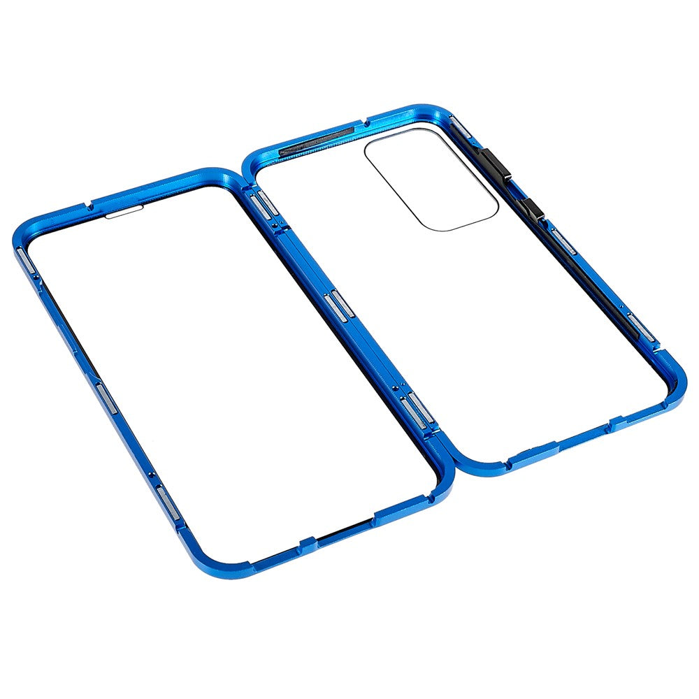 For Samsung Galaxy S23 Full Body Case Magnetic Tempered Glass Double-Sided Phone Case