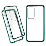For Samsung Galaxy S23 Full Body Case Magnetic Tempered Glass Double-Sided Phone Case