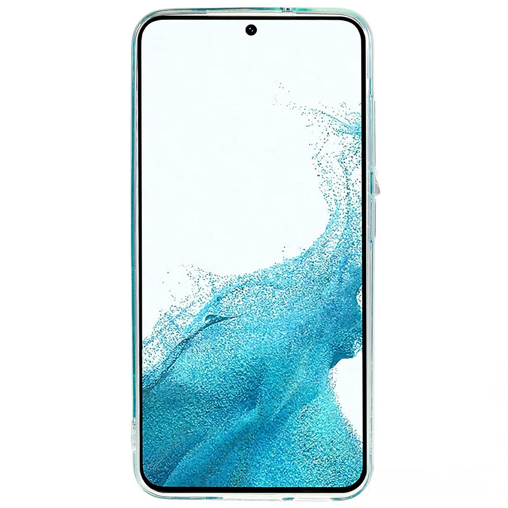 For Samsung Galaxy S22 5G Starry Sky Sparkle Epoxy Phone Case Soft TPU Protective Back Cover