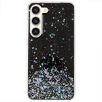 Samsung Galaxy S23 Starry Sky Sparkle Epoxy Soft TPU Phone Case Skyddande Baksida