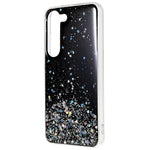 For Samsung Galaxy S23+ Starry Sky Sparkle Epoxy Phone Case Shockproof TPU Protective Back Cover