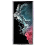 For Samsung Galaxy S22 Ultra 5G Back Cover, Starry Sky Sparkle Epoxy Phone Case Soft TPU Protective Shell