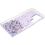 For Samsung Galaxy S22 Ultra 5G Back Cover, Starry Sky Sparkle Epoxy Phone Case Soft TPU Protective Shell
