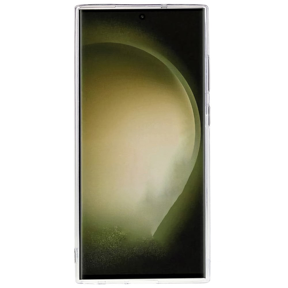 For Samsung Galaxy S23 Ultra Fall-proof Back Cover, Starry Sky Sparkle Epoxy Phone Case Soft TPU Protective Shell