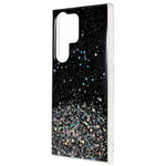 For Samsung Galaxy S23 Ultra Fall-proof Back Cover, Starry Sky Sparkle Epoxy Phone Case Soft TPU Protective Shell
