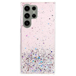 For Samsung Galaxy S23 Ultra Fall-proof Back Cover, Starry Sky Sparkle Epoxy Phone Case Soft TPU Protective Shell