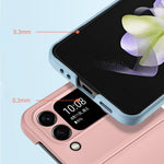 Skin-touch Folding Phone Case for Samsung Galaxy Z Flip4 5G, Hard PC Back Rugged Phone Cover
