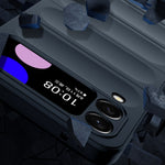 Skin-touch Folding Phone Case for Samsung Galaxy Z Flip4 5G, Hard PC Back Rugged Phone Cover