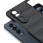 For Samsung Galaxy Z Fold4 5G Skin-touch Hard PC Back Case Drop-proof Rugged Phone Cover