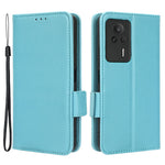 Xiaomi Redmi K60E 5G Reptåligt Litchi Textur mobilskal PU Läder + TPU Plånboksfodral