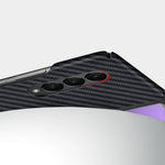 For Samsung Galaxy Z Fold4 5G Shockproof Carbon Fiber Texture Aramid Fiber Back Case Ultra Slim Phone Cover