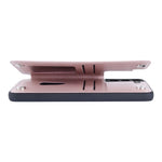 HANMAN Mika Series For Samsung Galaxy S23 PU Leather Coated TPU Protective Case Magnetic Card Slots Design Cell Phone Shell Cover