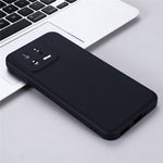 For Xiaomi 13 5G Shockproof Liquid Silicone Case Cell Phone Cover Protector with Strap