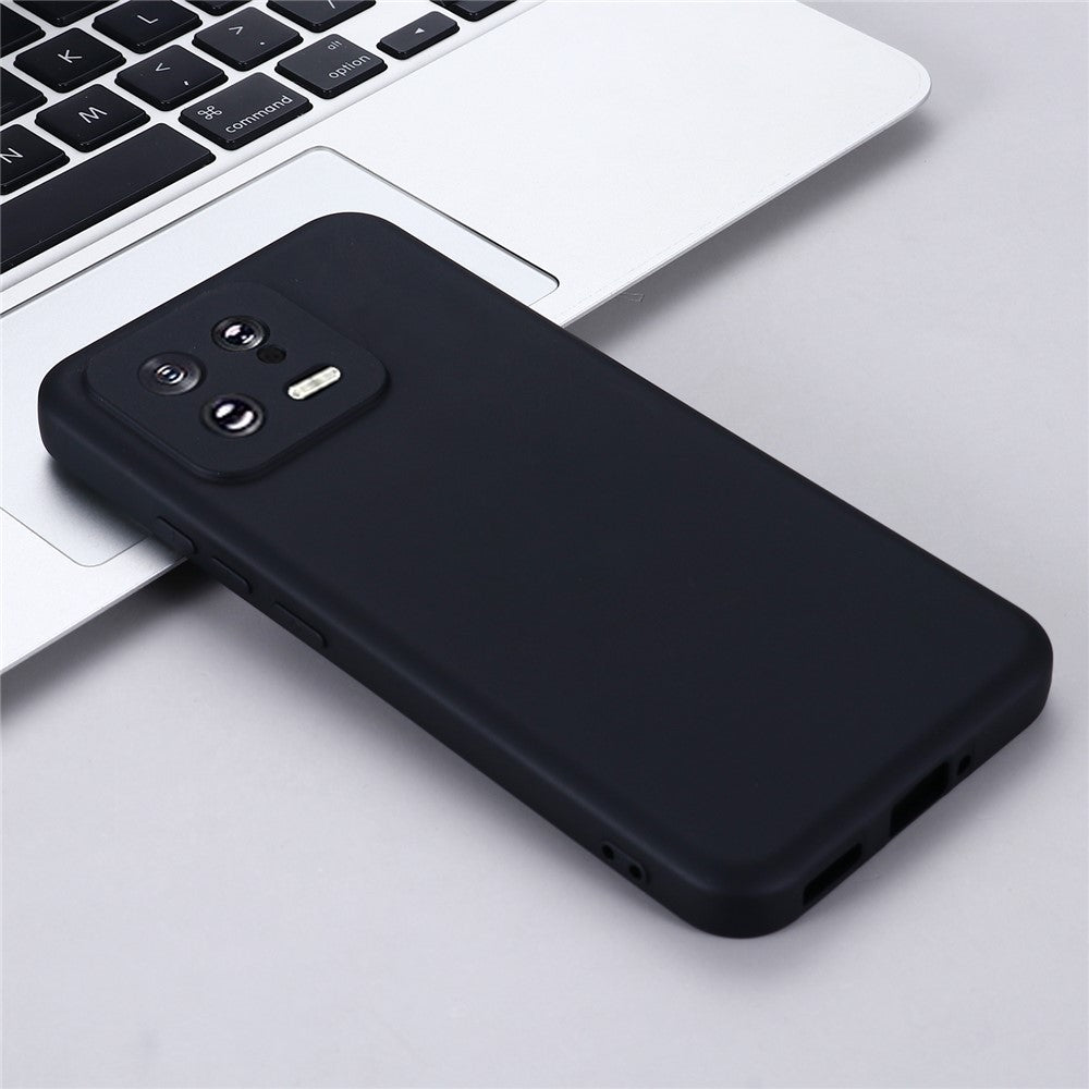 For Xiaomi 13 5G Shockproof Liquid Silicone Case Cell Phone Cover Protector with Strap