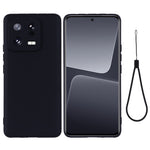 For Xiaomi 13 Pro 5G Drop Resistant Liquid Silicone Case Cell Phone Cover Protector with Strap