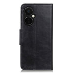 OnePlus Nord CE 3 Lite 5G / Nord N30 5G PU-läderfodral med stativ, Crazy Horse-textur, plånboksfodral