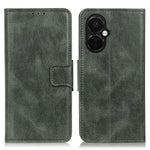 OnePlus Nord CE 3 Lite 5G / Nord N30 5G PU-läderfodral med stativ, Crazy Horse-textur, plånboksfodral