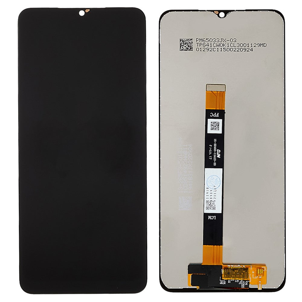 For Samsung Galaxy A03s (165,8 mm) (US) A037U LCD-skærm og digitizer-enhed i klasse C som erstatningsdel (uden logo)