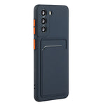 For Samsung Galaxy S23 Anti-drop Phone Case Soft TPU Protective Cover with Card Holder
