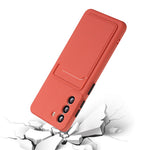 For Samsung Galaxy S23+ Mobile Phone Case Soft TPU Drop-proof Cover with Card Slot