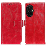 OnePlus Nord CE 3 Lite 5G / Nord N30 5G mobilstativ PU-läder Retro Crazy Horse Texture Plånboksfodral