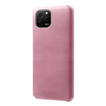 For Huawei nova Y61 4G Calf Textured Cell Phone Cover Anti-scratch PU Leather Coated PC Mobile Phone Case
