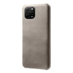 For Huawei nova Y61 4G Calf Textured Cell Phone Cover Anti-scratch PU Leather Coated PC Mobile Phone Case