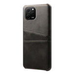 Huawei Nova Y61 4G Dubbla Kortplatser mobil Baksida PC + PU Läder mobilskal Skal