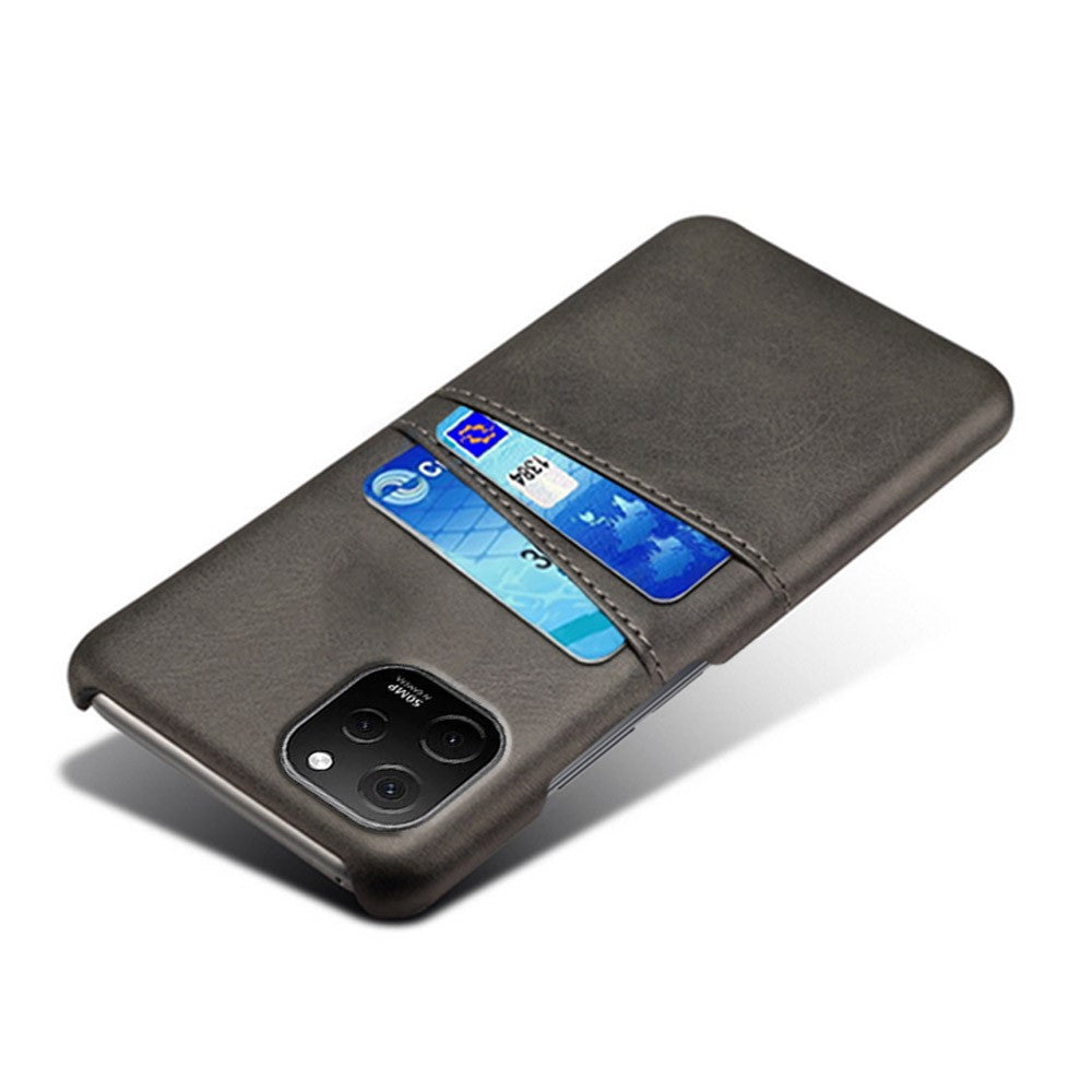 For Huawei nova Y61 4G Dual Card Slots Phone Back Cover PC+PU Leather Phone Case Shell