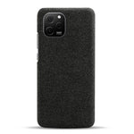 Slimmat fodral till Huawei nova Y61 4G, stötsäkert fodral i enfärgat, hårt PC-tygsfodral
