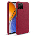 Slimmat fodral till Huawei nova Y61 4G, stötsäkert fodral i enfärgat, hårt PC-tygsfodral