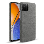 Slimmat fodral till Huawei nova Y61 4G, stötsäkert fodral i enfärgat, hårt PC-tygsfodral