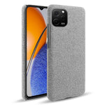 Slimmat fodral till Huawei nova Y61 4G, stötsäkert fodral i enfärgat, hårt PC-tygsfodral