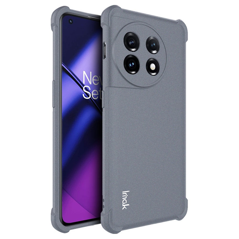 IMAK For OnePlus 11 5G Matte Soft TPU Phone Back Cover Four Corners Airbag Drop-proof Smartphone Case